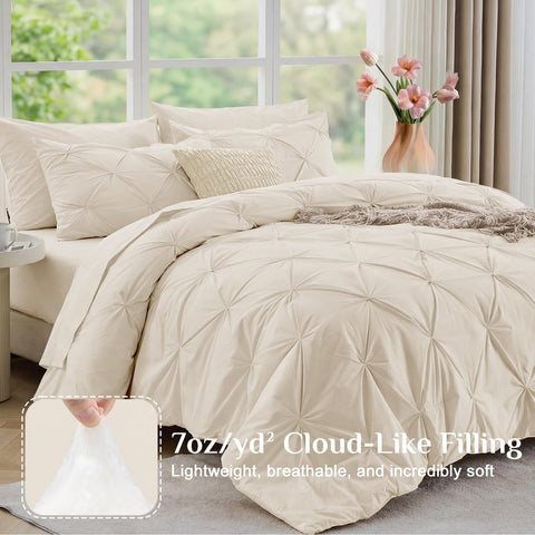 JOLLYVOGUE comforter 88x88 provides generous queen coverage.