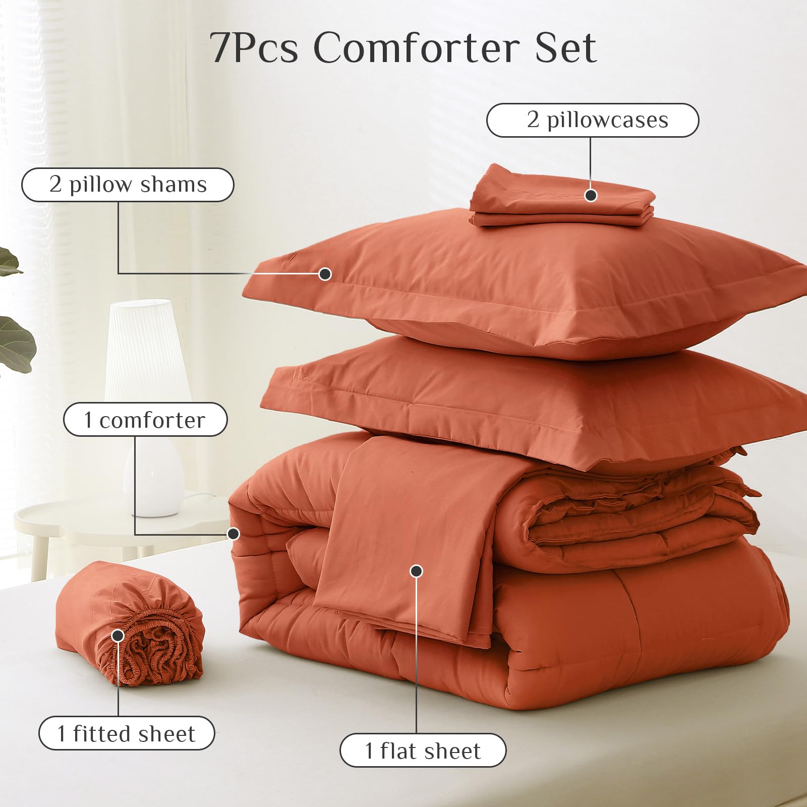 JOLLYVOGUE envelope pillowcase keeps pillows neatly in place.