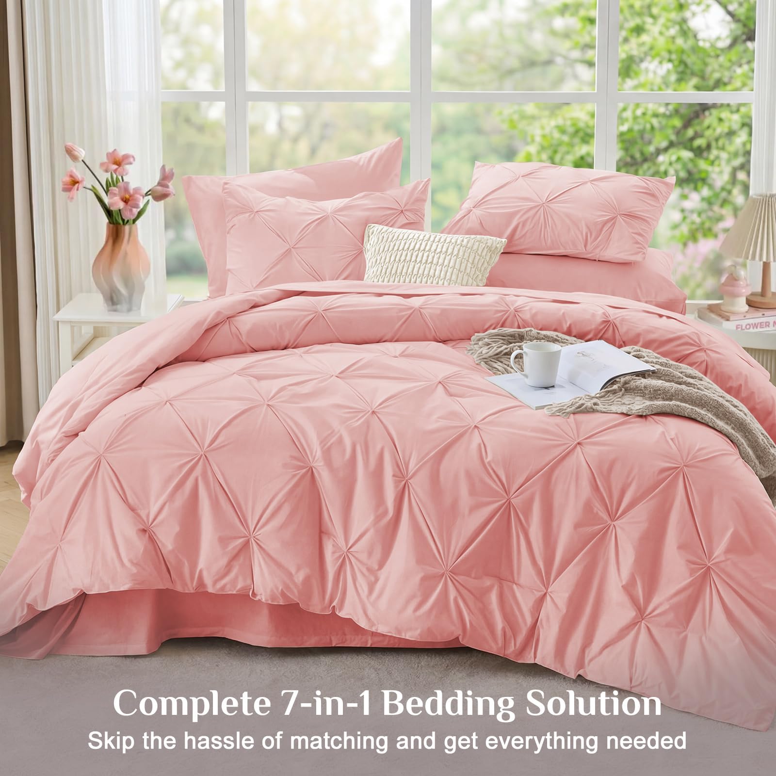 JOLLYVOGUE fitted sheet depth and snug fit on mattress.