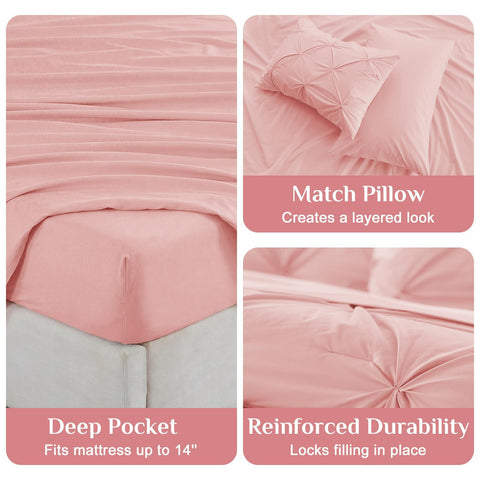 JOLLYVOGUE pillowcases and shams pair for coordinated bedding style.