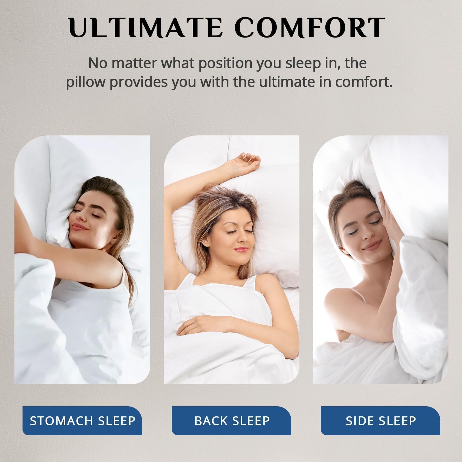 JOLLYVOGUE Pillows OEKO-TEX certified label signaling safe materials
