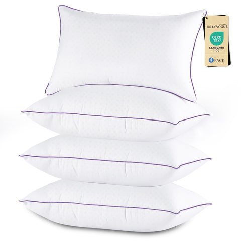 JOLLYVOGUE Pillows with embossed pattern elevating luxurious room aesthetics