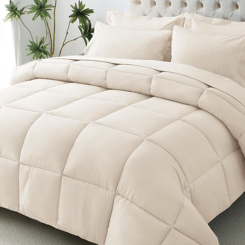JOLLYVOGUE Queen Comforter Set packaged for easy gifting and storage