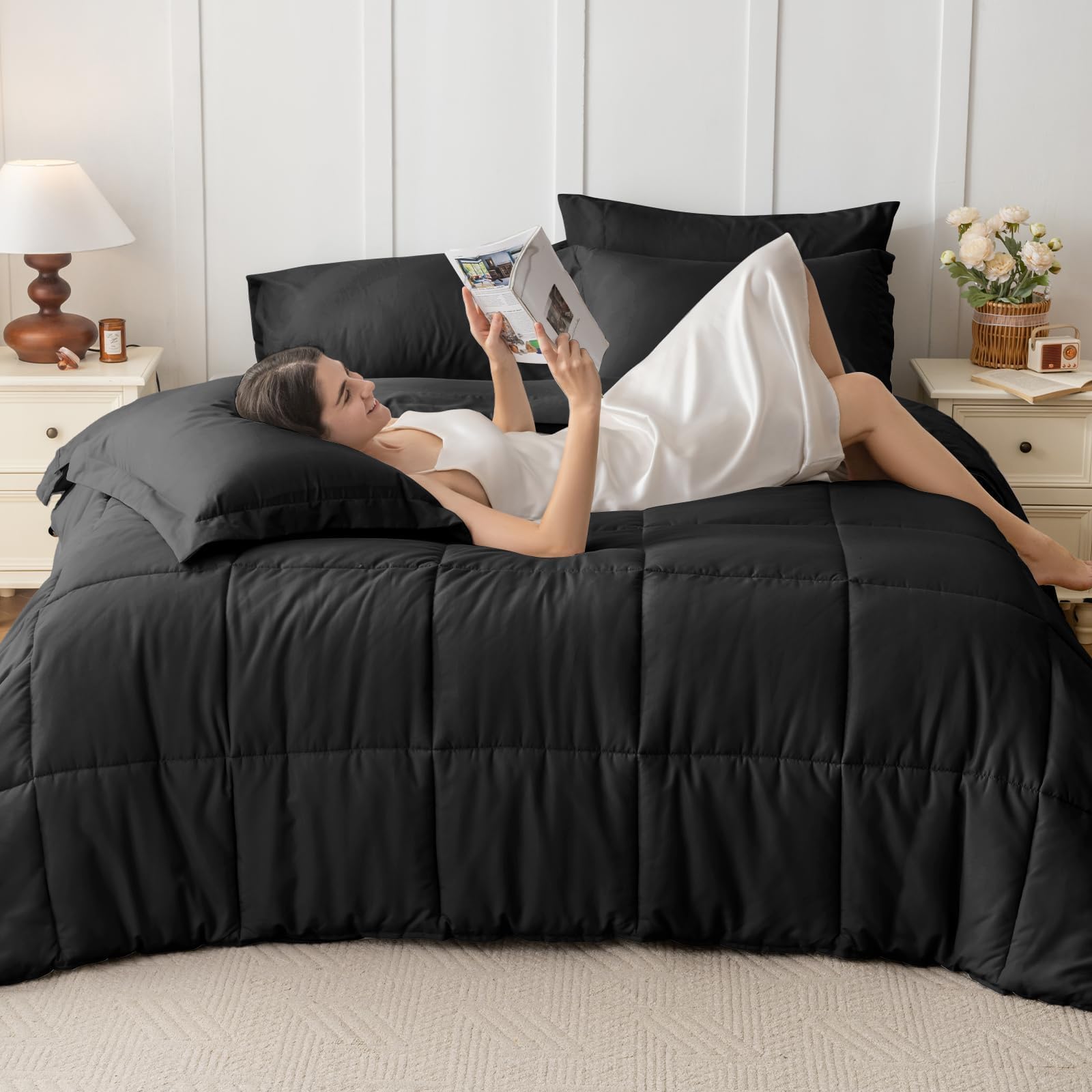 JOLLYVOGUE flat sheet measures 90x102 for a tidy top layer