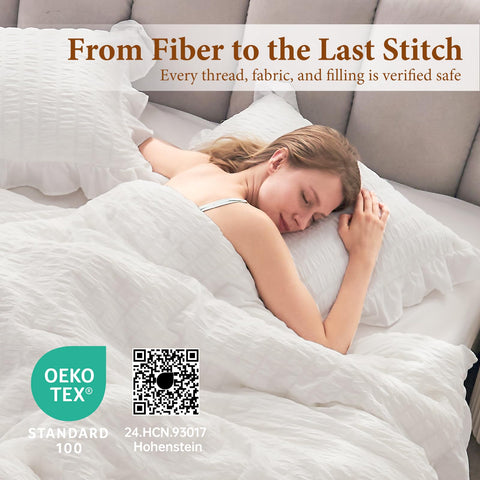 JOLLYVOGUE queen-size pillowshams paired with comforter for cohesive styling