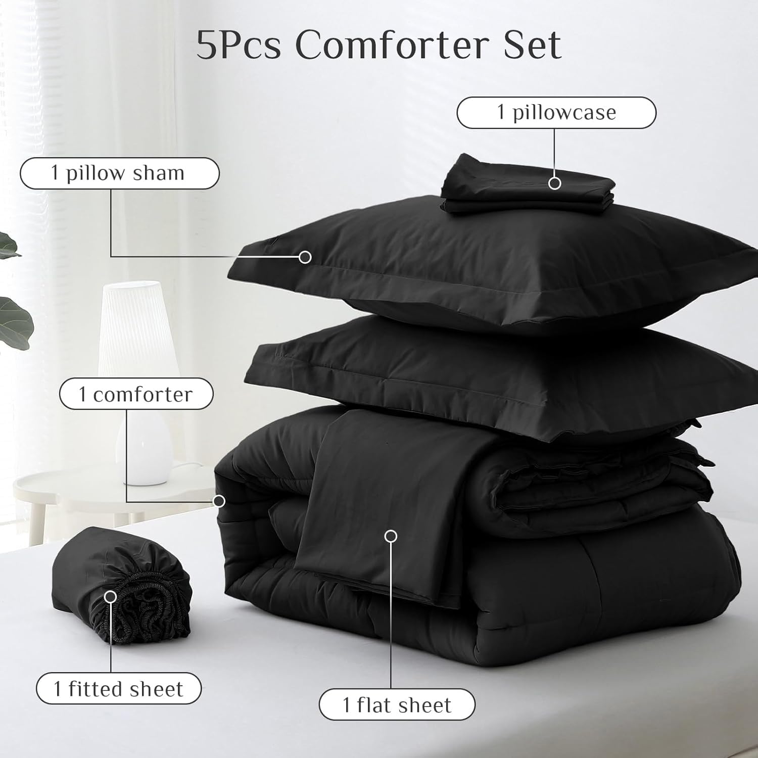 JOLLYVOGUE envelope pillowcase prevents pillow shifting during sleep.