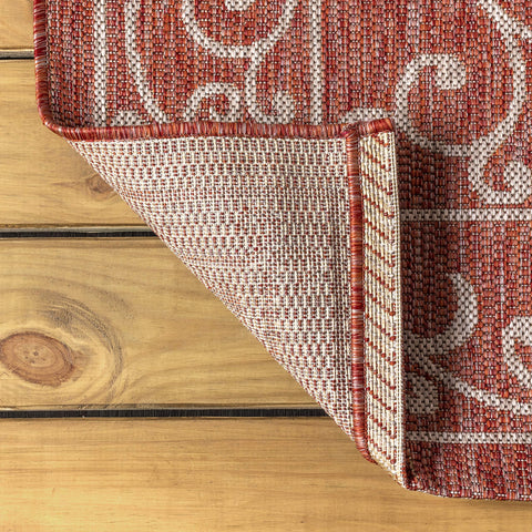 JONATHAN Y Stain-resistant low-pile rug with durable construction.