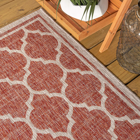 JONATHAN Y high-traffic porch rug designed for busy outdoor areas