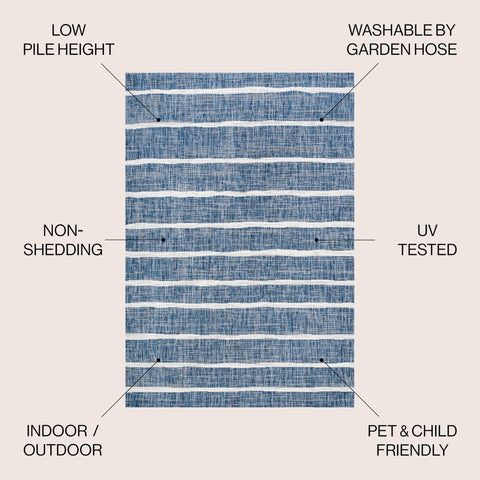 Close-up of JONATHAN Y low-pile texture, built for high-traffic areas.
