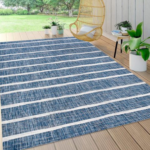 Durable indoor/outdoor weave from JONATHAN Y resists fading.