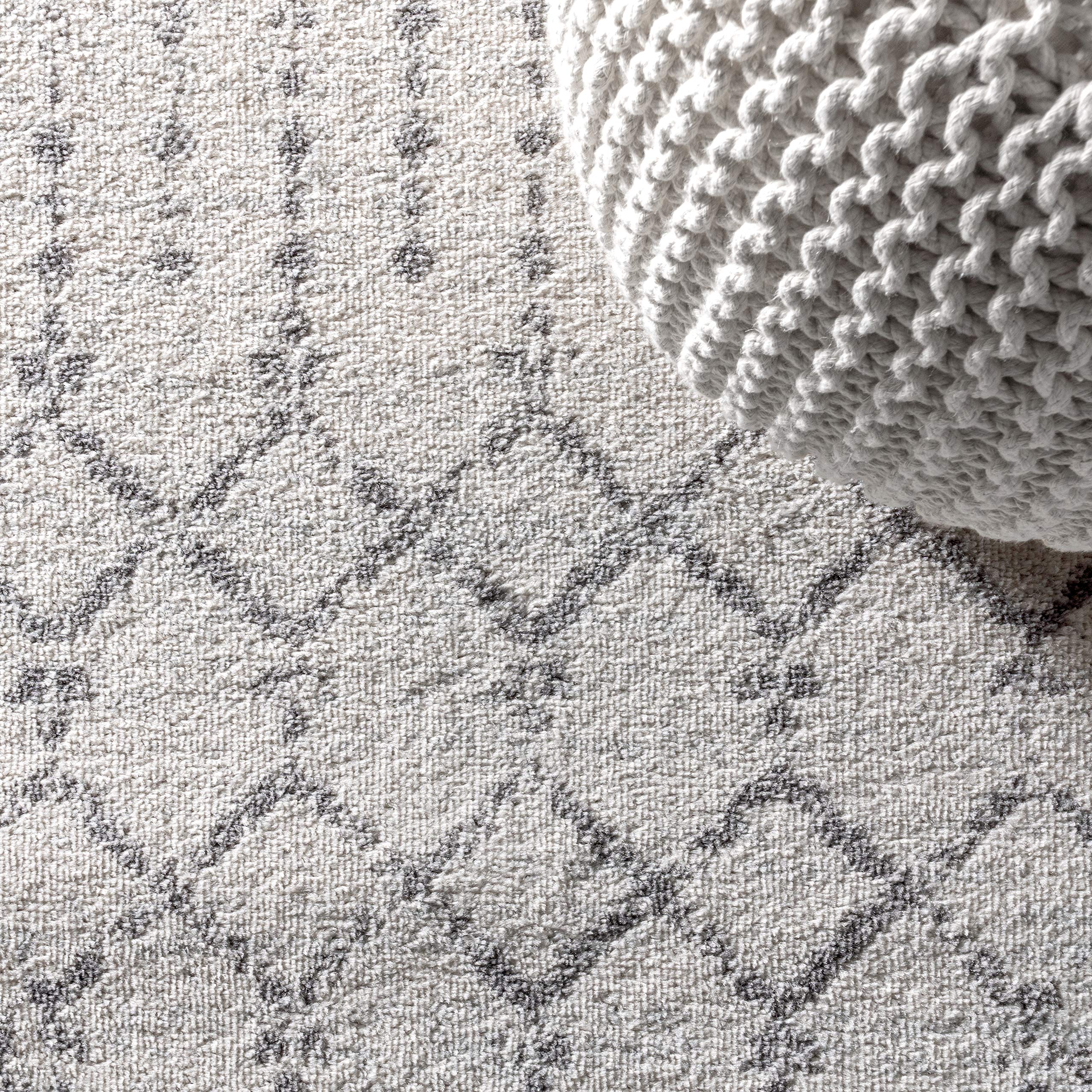 JONATHAN Y MOH101B-8 Moroccan trellis design complements modern interiors.