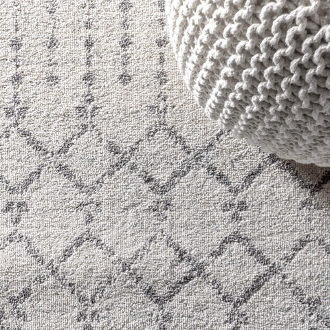 JONATHAN Y MOH101B-8 Moroccan trellis design complements modern interiors.