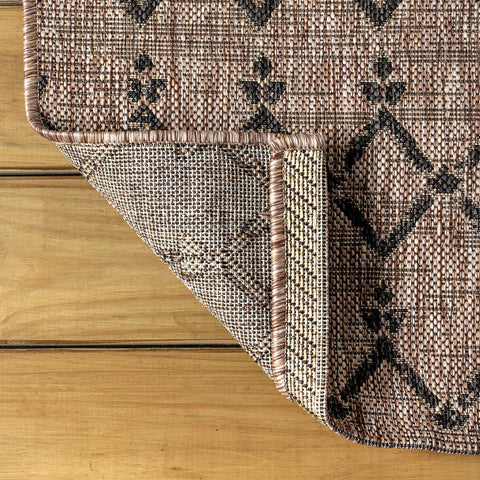 Jonathan Y Ourika flat-weave polypropylene rug with a handwoven look
