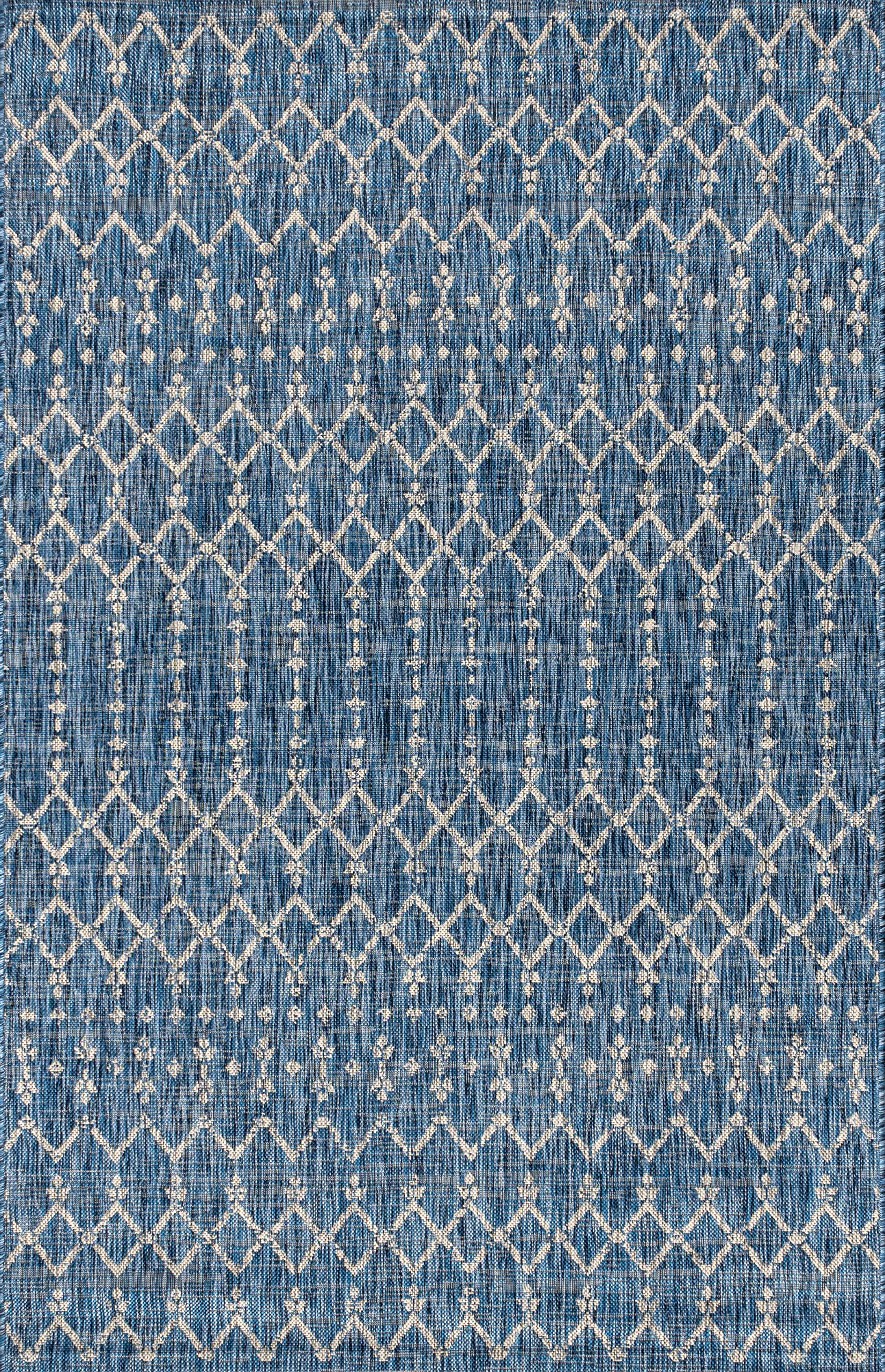Jonathan Y Ourika machine-woven fibers stay put in high-traffic zones.