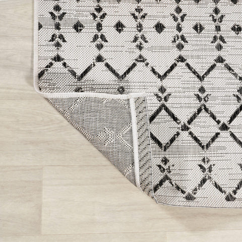 Jonathan Y outdoor indoor ready rug with low pile for high traffic