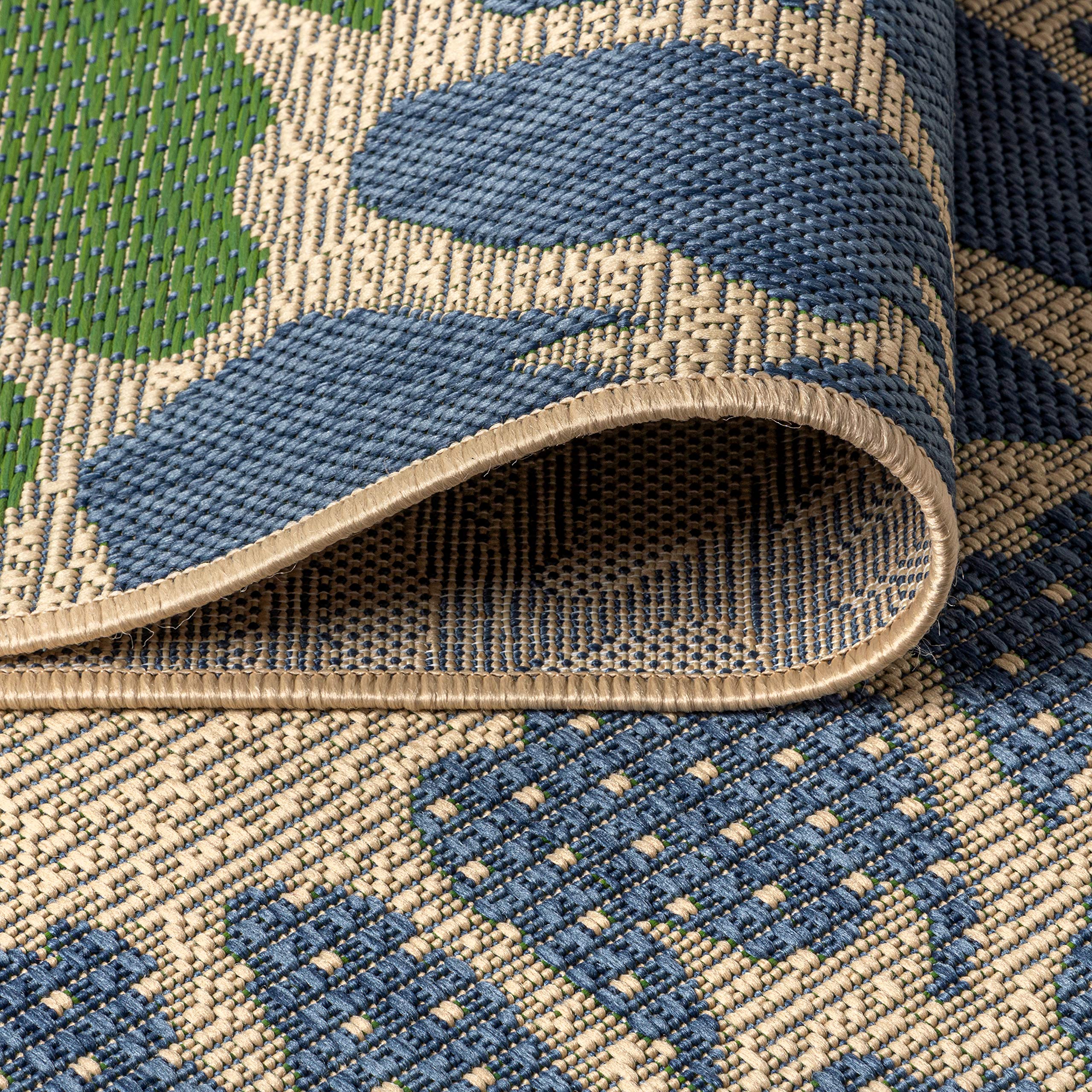 Jonathan Y patio rug designed for high-traffic areas and easy maintenance.