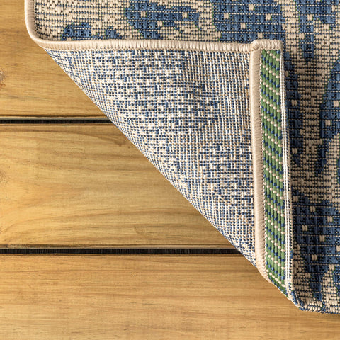 Jonathan Y stain-resistant, pet-friendly outdoor rug withstands spills.