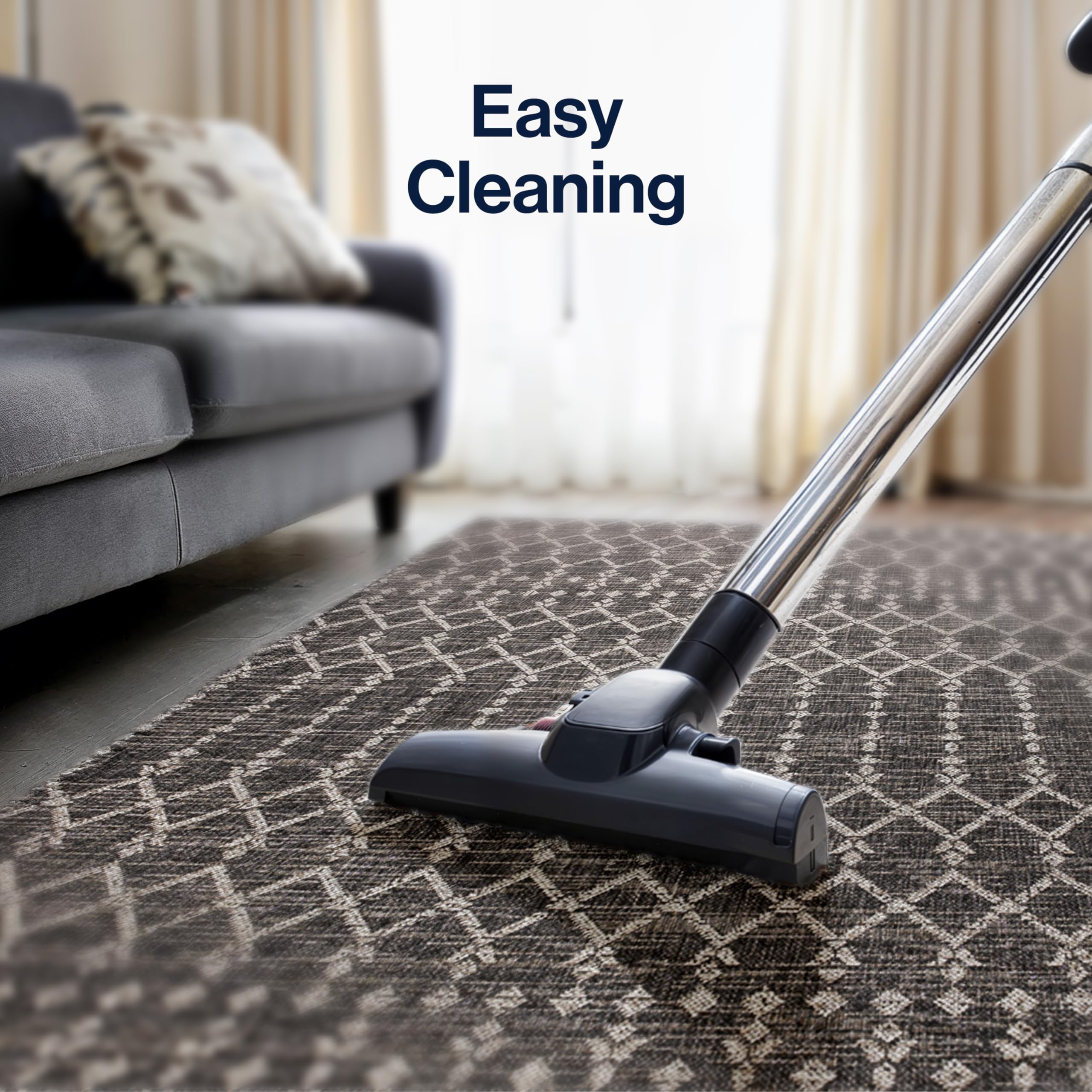 JONATHAN Y stain-resistant fibers resist fading for pet-friendly homes.