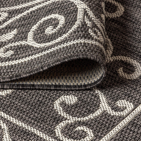 Jonathan Y pet-friendly outdoor rug, low-pile design resists dirt and wear.