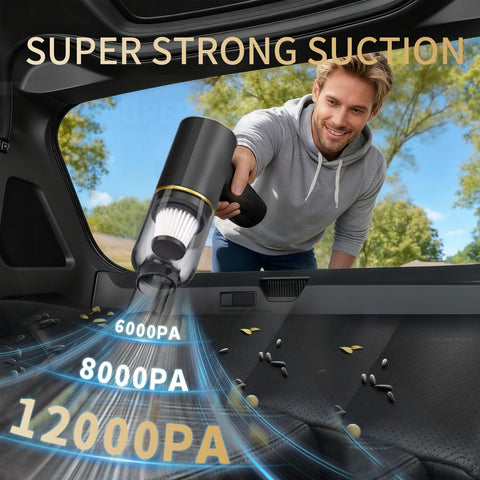 Joneme handheld vacuum with lightweight design for easy one-handed use.