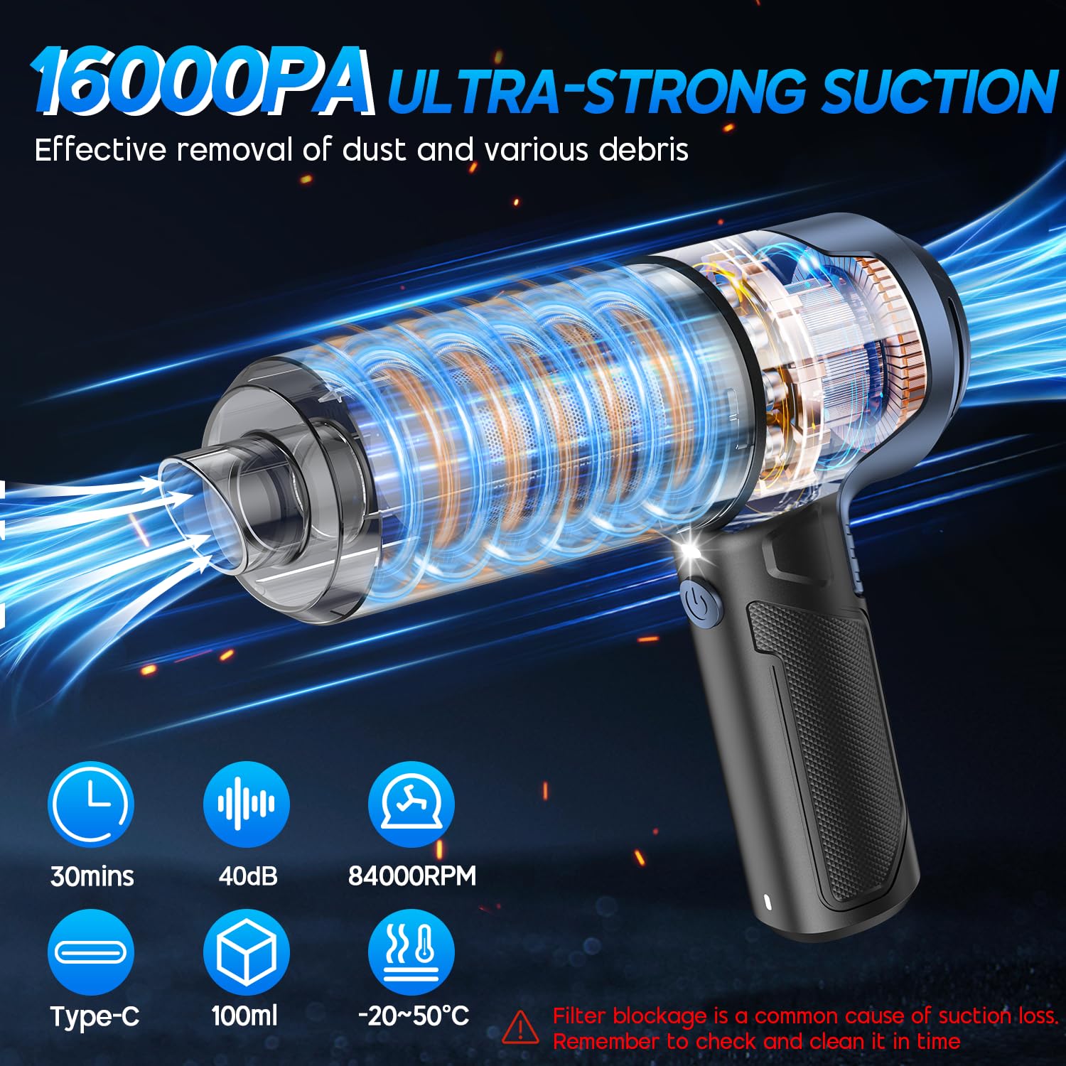 JONYJ 2-in-1 suction and blow function expands versatility for inflating items.