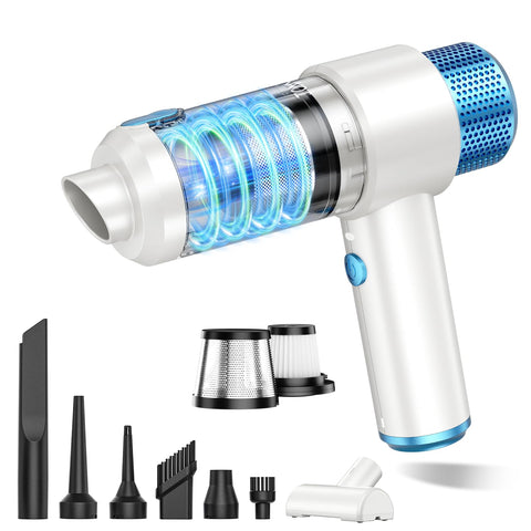 JONYJ handheld car vacuum compact body for quick interior cleans.