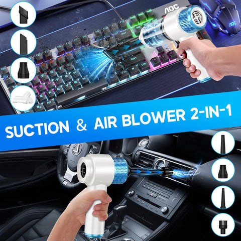 JONYJ vacuum with LED light for visible corners and precise picking.