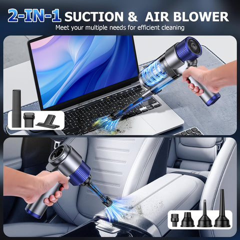 JONYJ vacuum with multi-nozzles enables versatile cleaning across floors, sofas, and keyboards