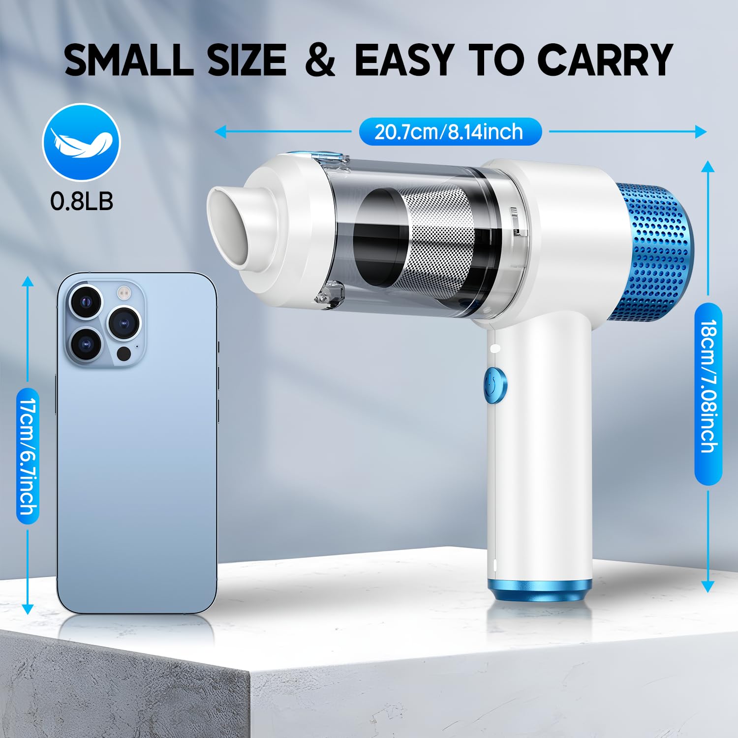 JONYJ dual filtration keeps motor safe and extends life.