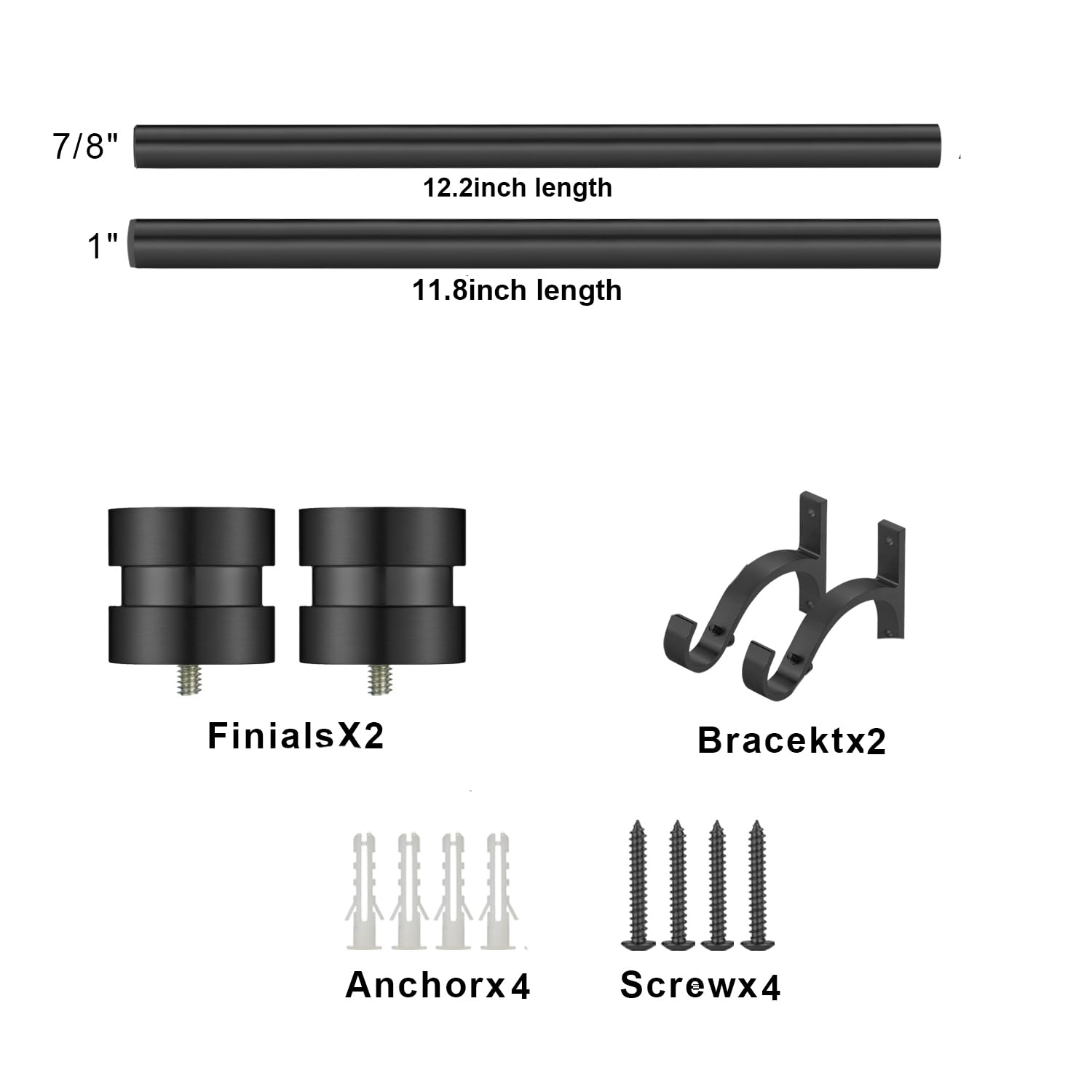Joodxoe durable metal construction supports long-lasting drapery setups.