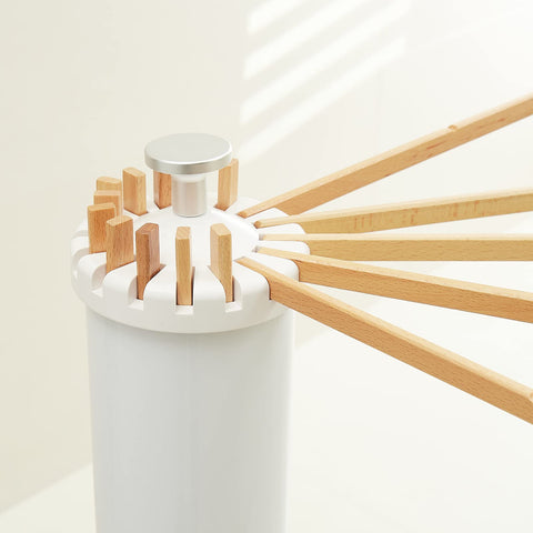 JOOM rack holds up to 45 lbs of garments without tipping