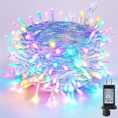 Joomer Easter string lights, 65ft, 200 LEDs, ideal for festive indoor or outdoor decor.