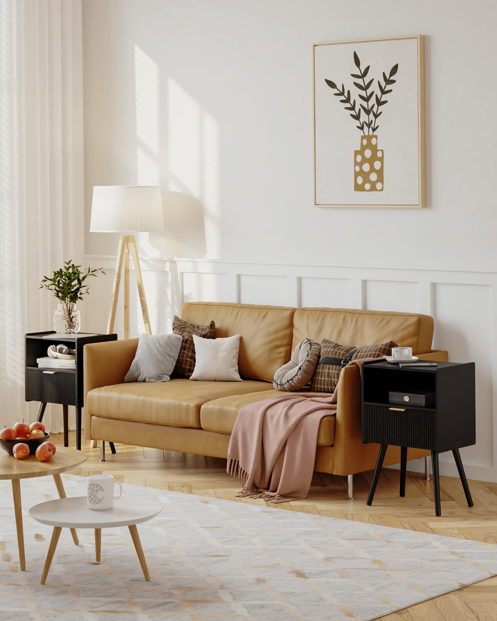 JOONEE bedside table modern design enhances any room's style