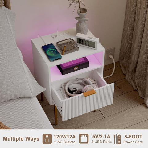 JOONEE nightstand surface is scratch-resistant for daily use