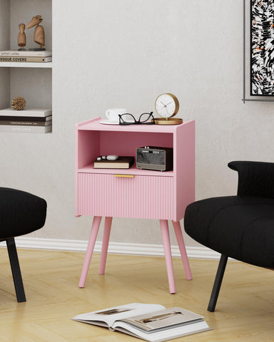 JOONEE nightstand is easy to assemble and clean for busy homes.