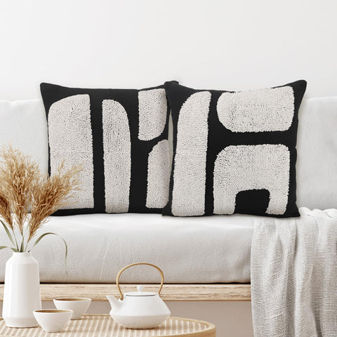 Joottuan boho decor 18x18 pillow case enhances cozy seating