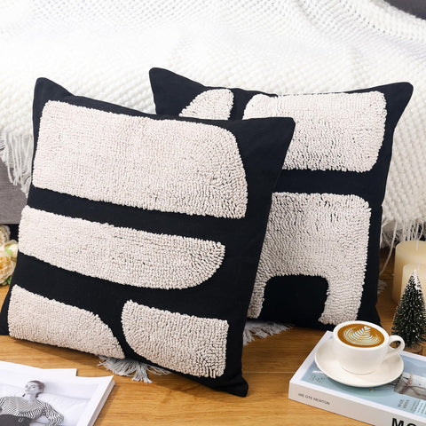 Joottuan modern boho decor pillow cover for living room