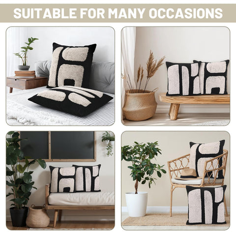Joottuan 18x18 pillow cover refreshes sofa or bed decor