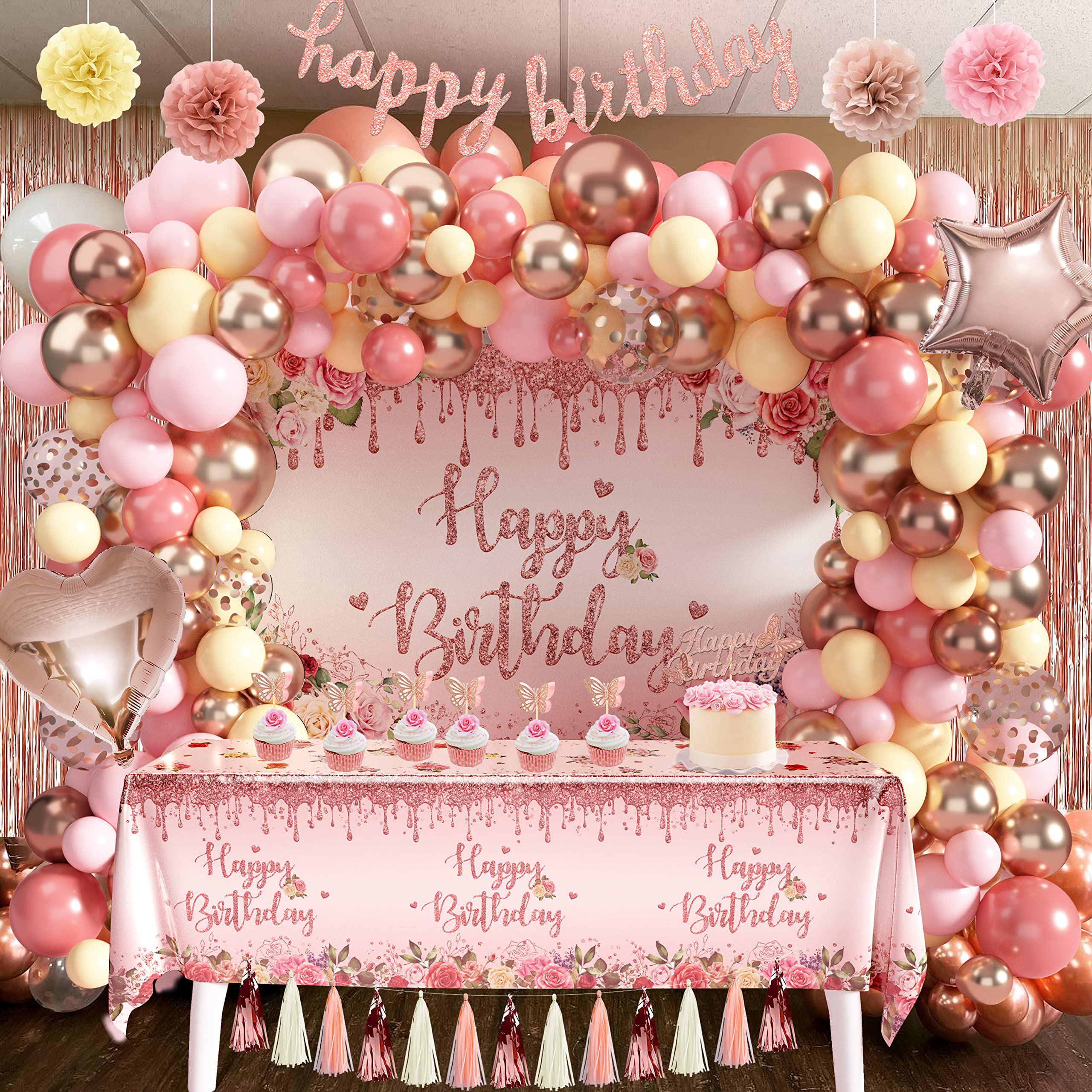 JOPHMO 65-piece balloon arch kit for cohesive decor