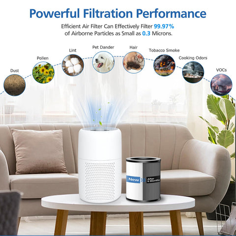 JORAIR P60 activated carbon layer reduces odors and fumes in living spaces