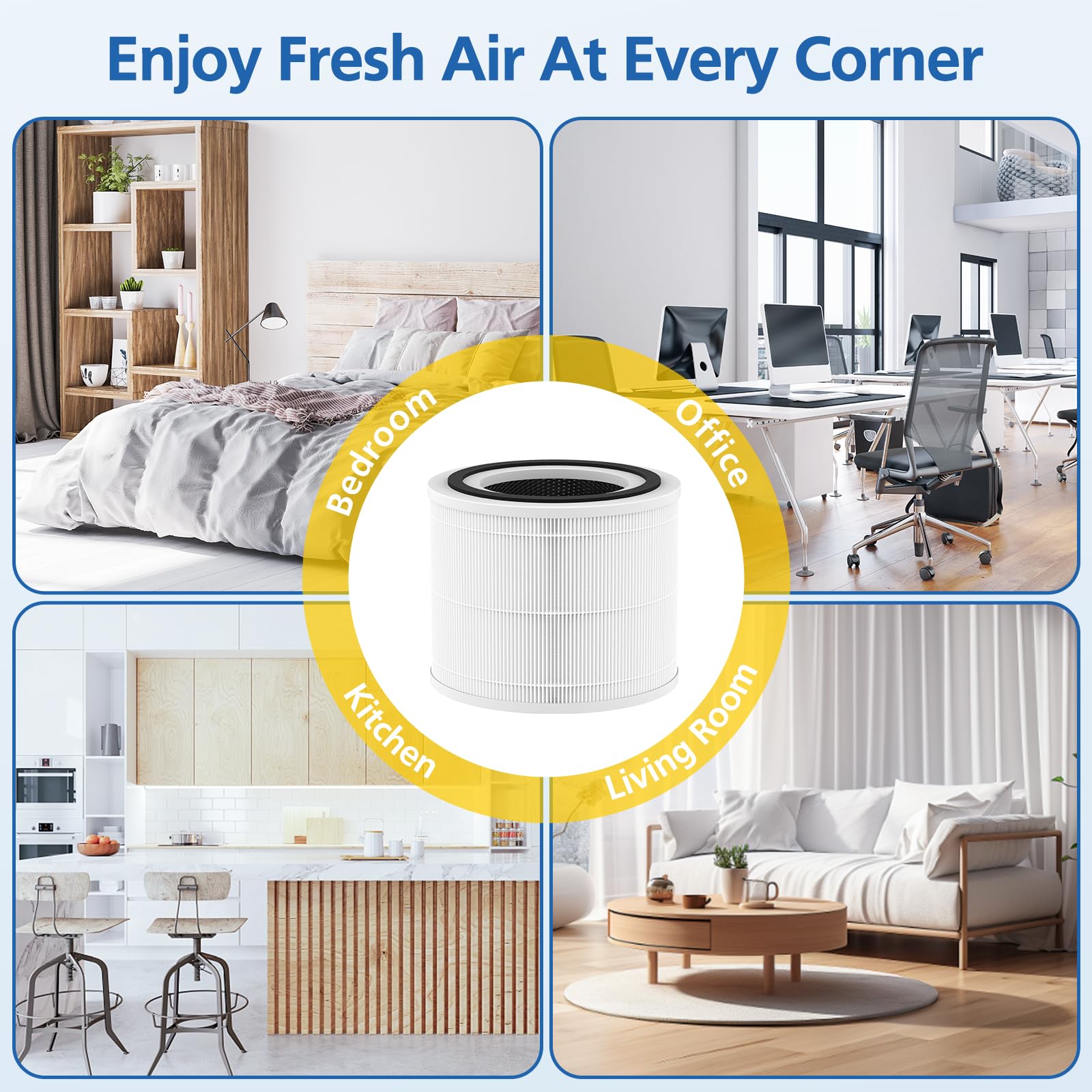 JORAIR 240 replacement filter 4-pack uses FSC-certified paper.