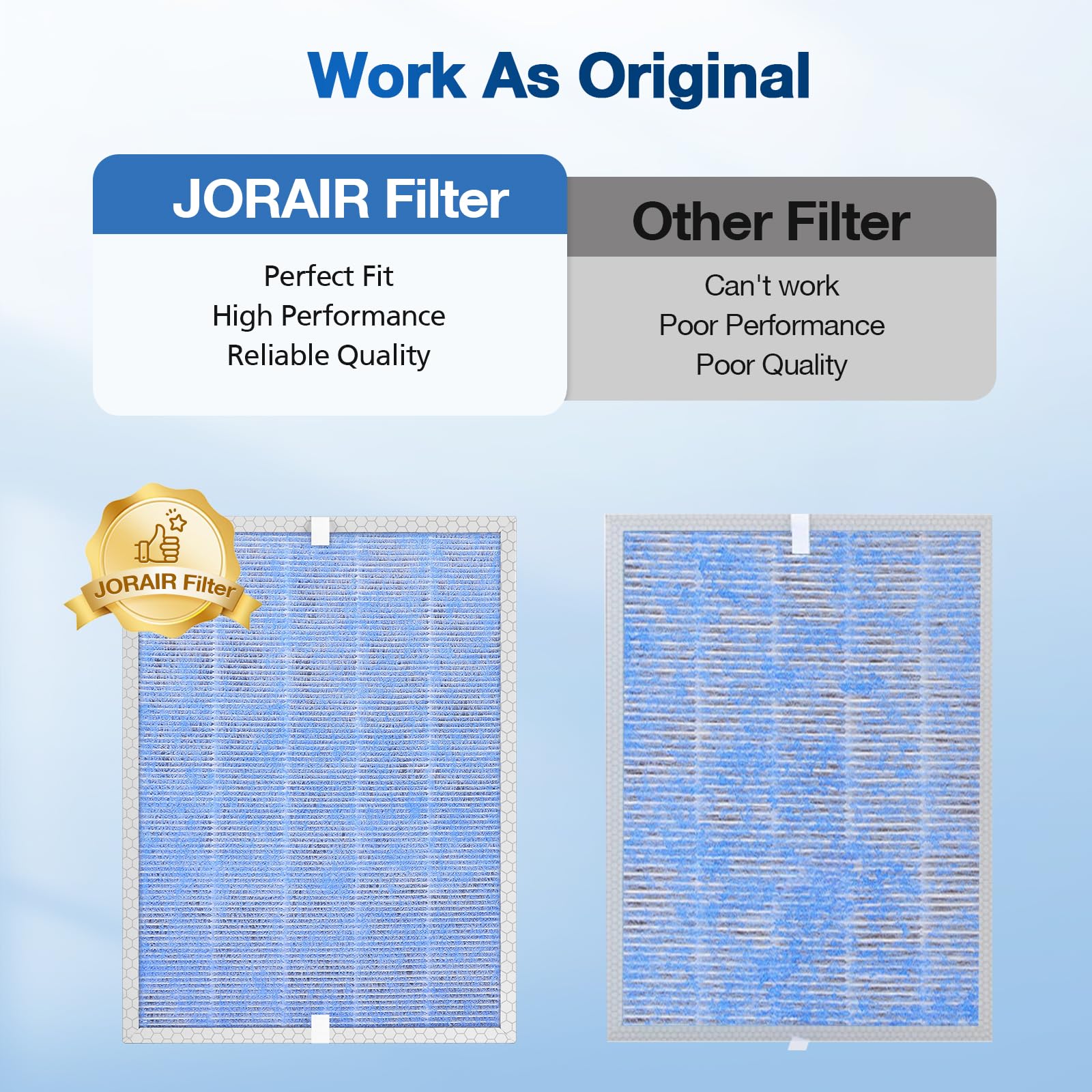 JORAIR customer support icon signaling reliable service.