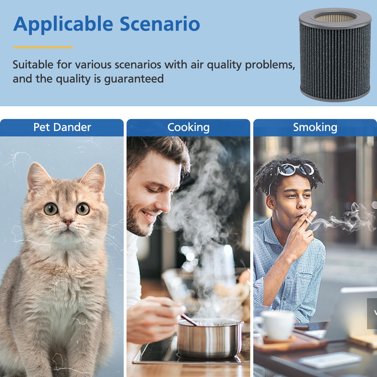 FSC-certified paper filter supports sustainable purification.