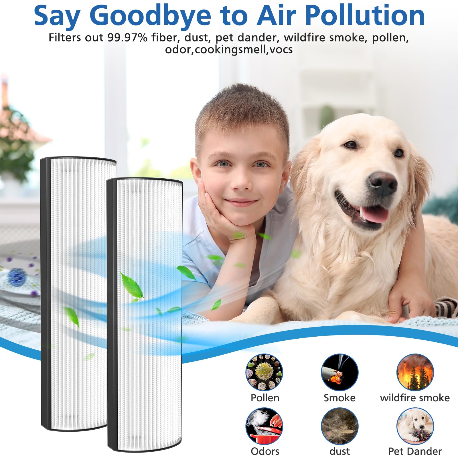 JORAIR HEPA stage preserves purifier efficiency.