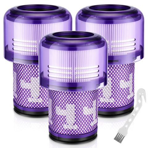 JORAIR V12 filter replacement for Dyson V12 Detect Slim 3-pack improves suction and air quality