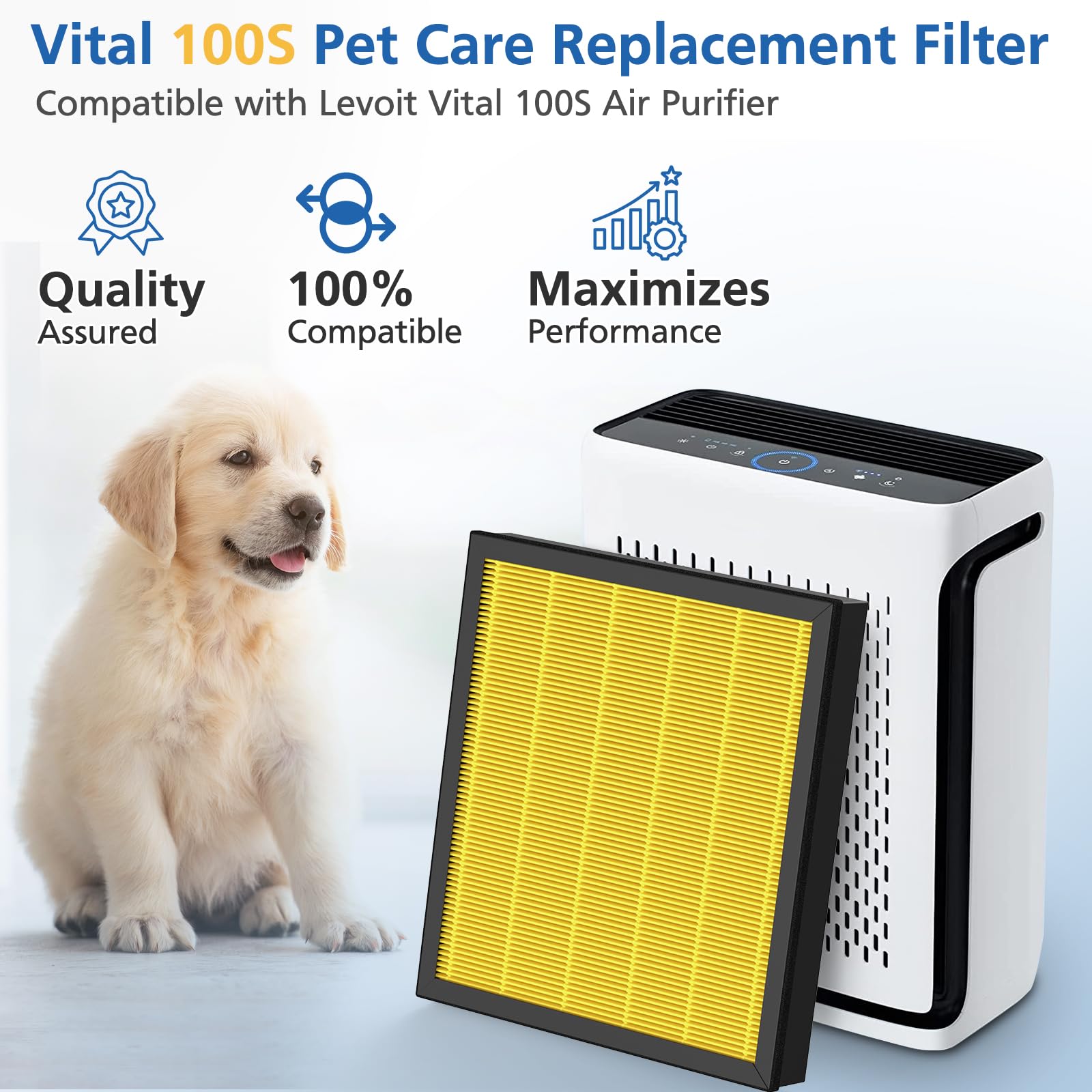 JORAIR Vital 100S performance features vs standard filters