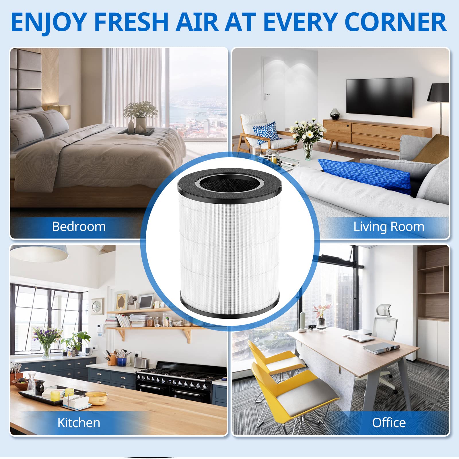 JORAIR AP-T20FL compact design inside the purifier for space-saving use