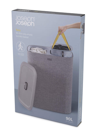 Flat pack design and clear assembly guide for Joseph Joseph Tota