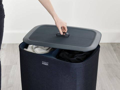 Joseph Joseph Tota dark blue fabric exterior complements modern interiors