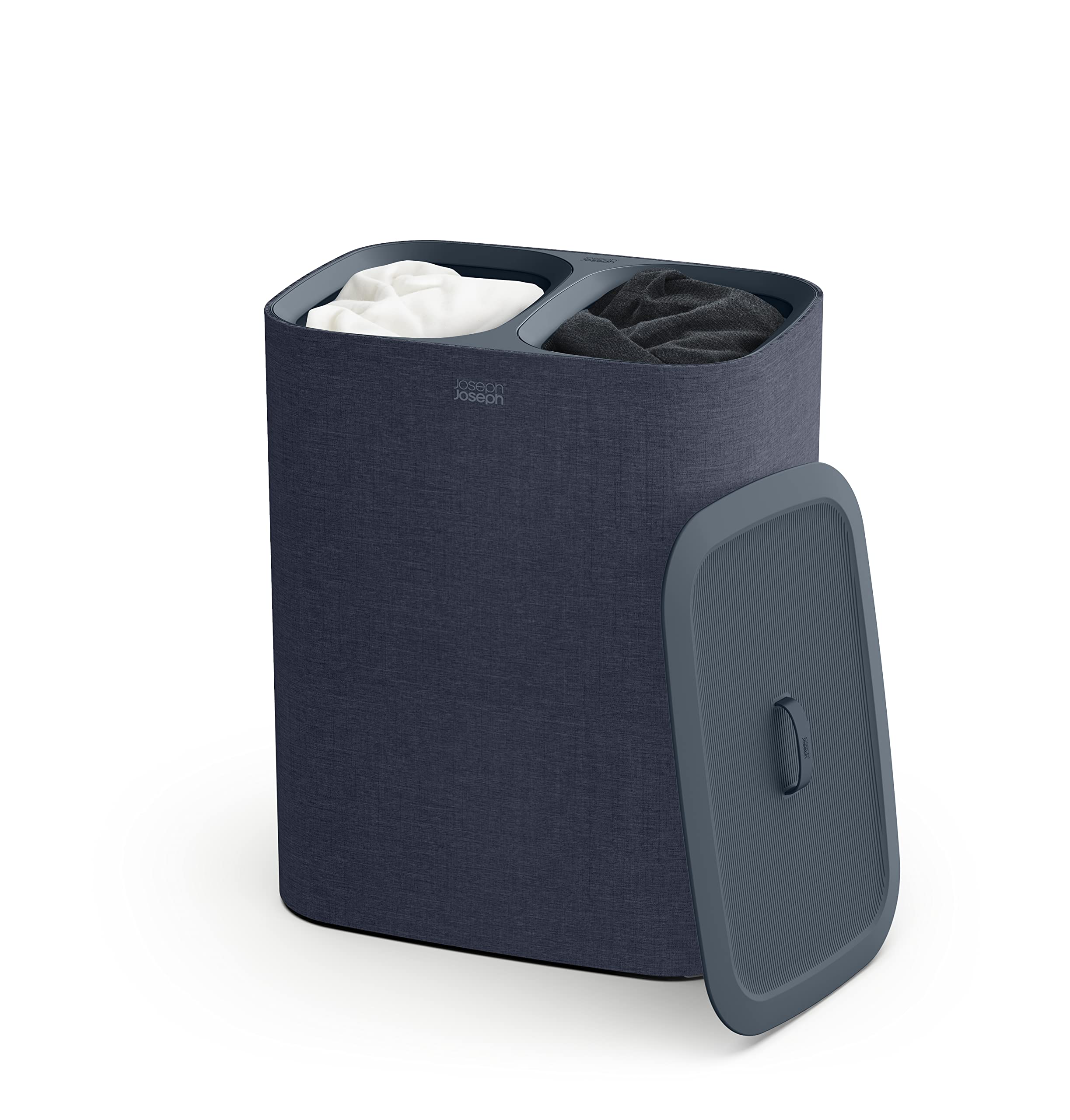 Joseph Joseph Tota laundry hamper with lid offers easy access for daily laundry